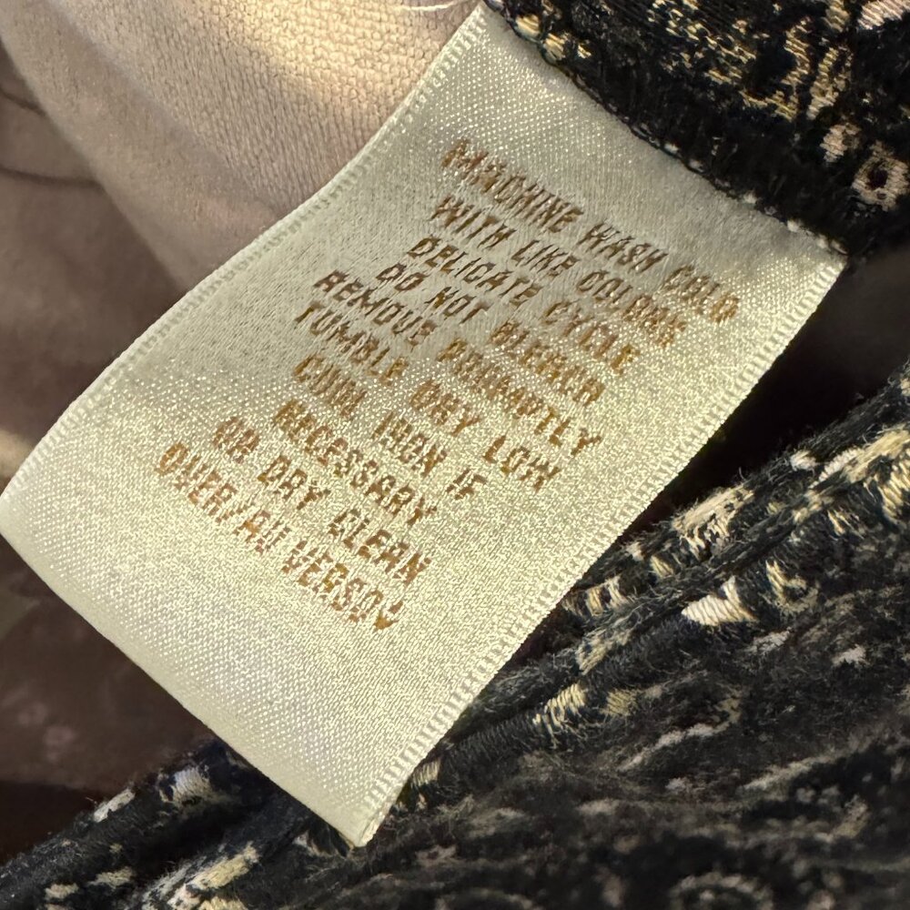 Dana Buckman Black Patterned Pants - image 4